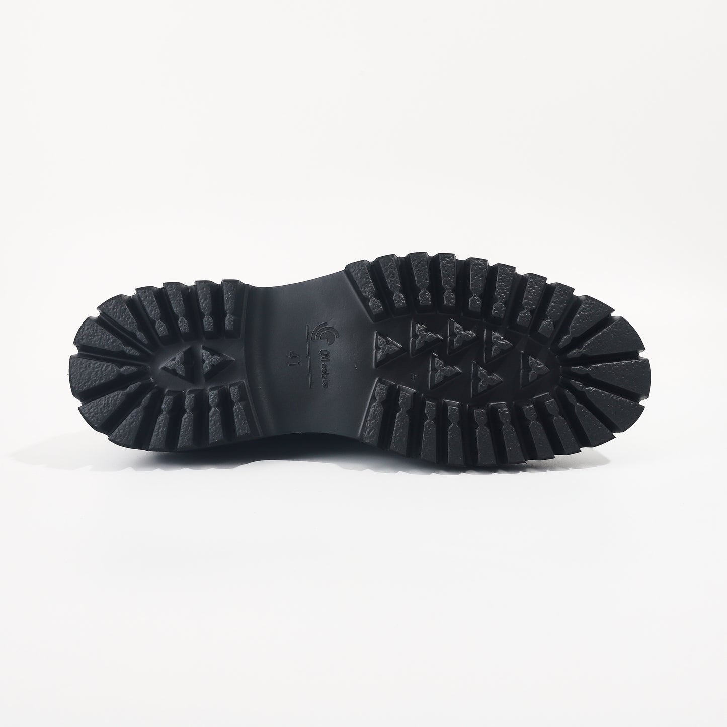 CM Exclusives Black Leather Platform Brogue Oxford — Triple Black