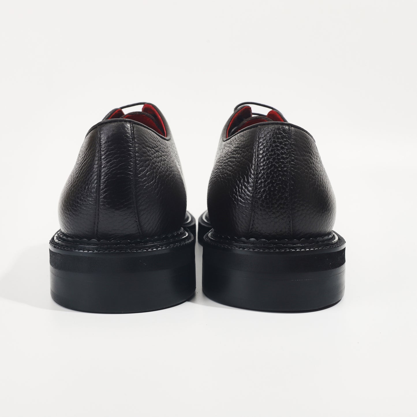 CM Exclusives Pebbled Dark Brown Leather Wholecut Oxford