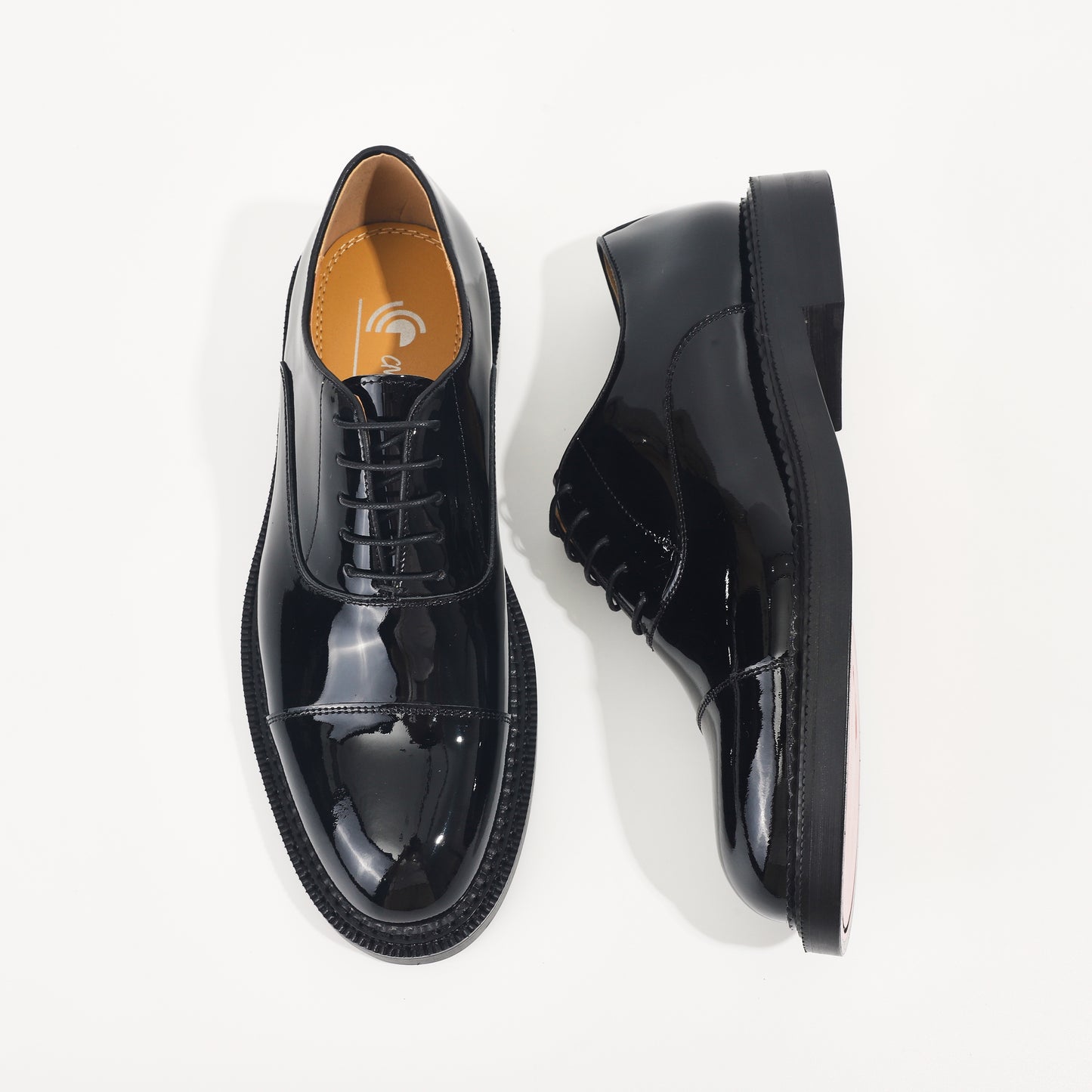 Black Self-Shine Chucky Red Bottoms