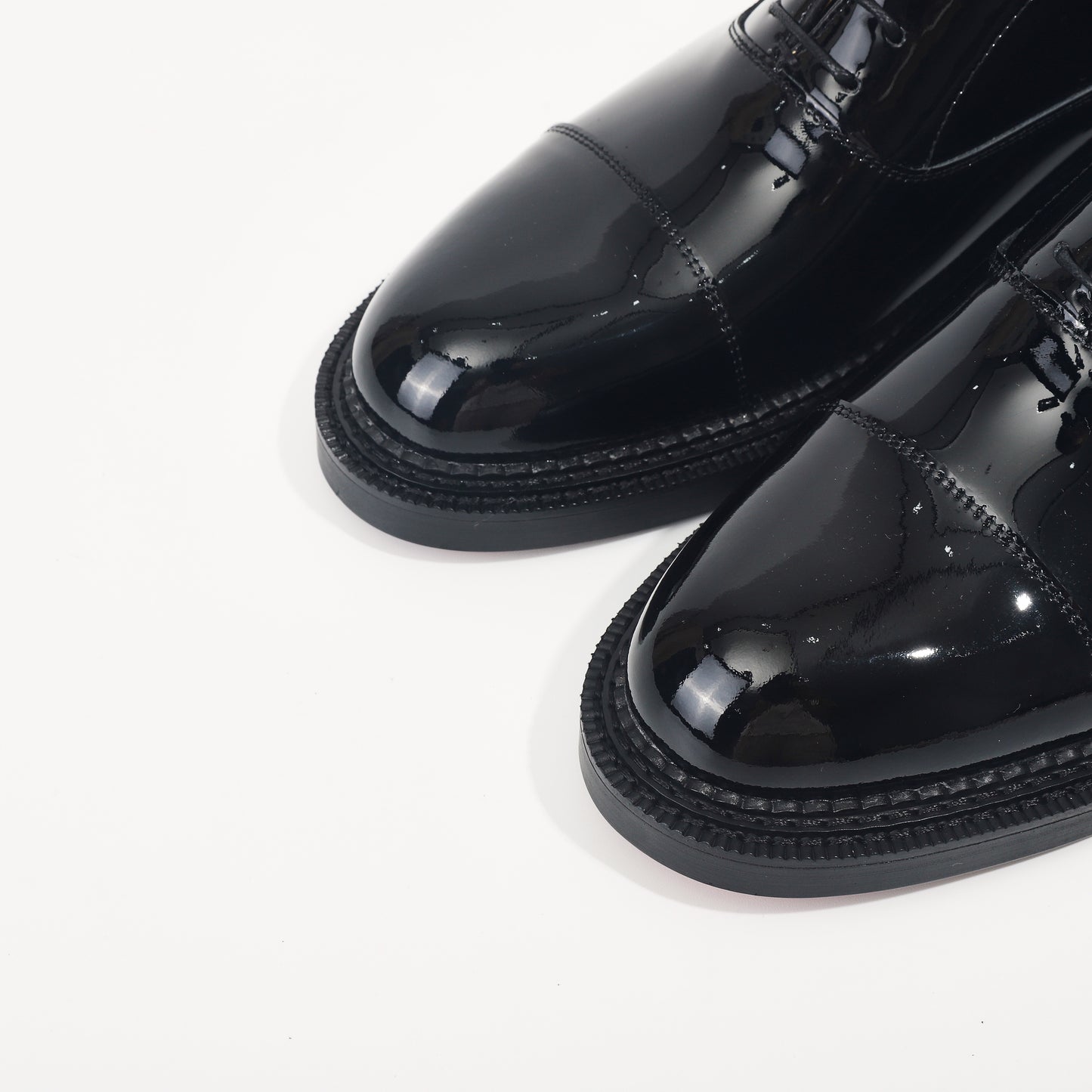 Black Self-Shine Chucky Red Bottoms