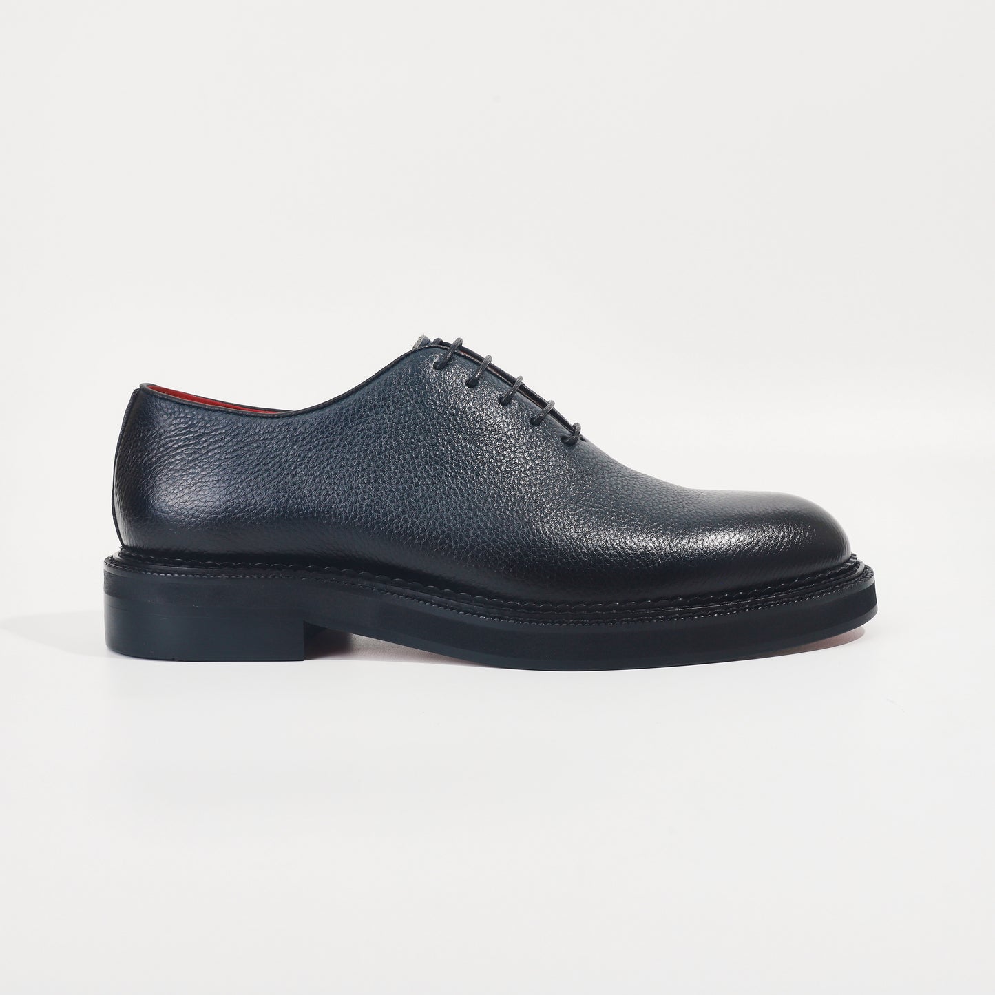 CM Exclusives Pebbled Navy Leather Wholecut Oxford