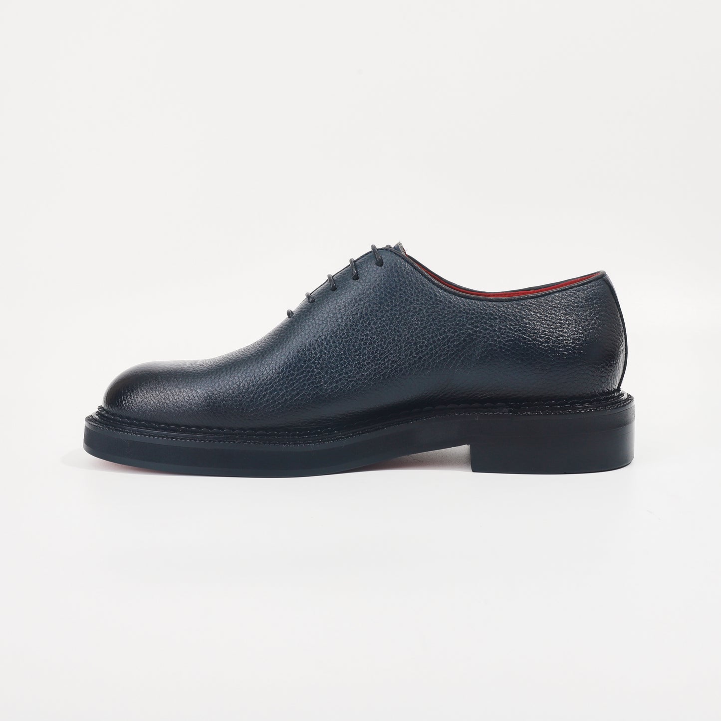 CM Exclusives Pebbled Navy Leather Wholecut Oxford